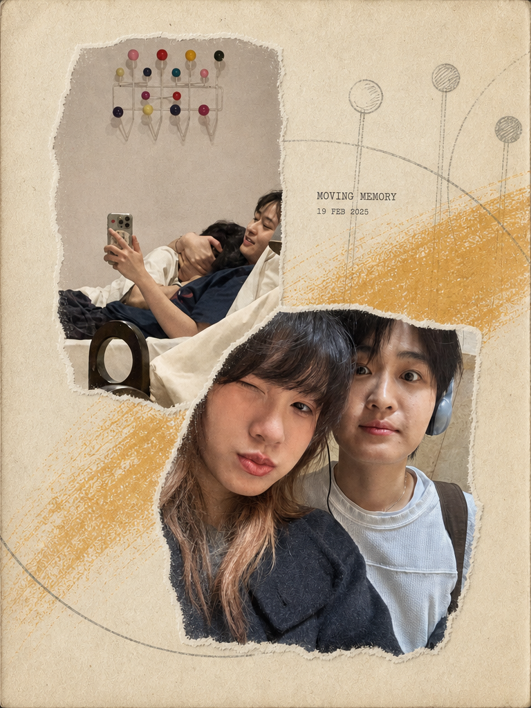 Approved Barcelona zine artwork · Moving Mirrors · left page
